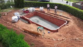 Construcción de piscina de obra paso a paso - Swimming Pool Building Process