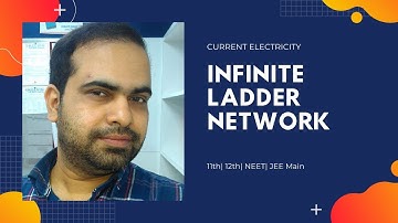Infinite ladder network, resistance, current electricity, jee main and advanced, class 12