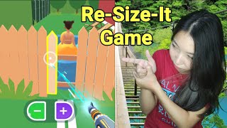 Re-Size-I‪t‬ Game Mengubah Ukuran Benda screenshot 1