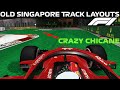 DRIVING the OLD SINGAPORE GP LAYOUTS in the F1 GAMES!