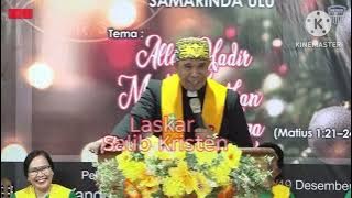 KHOTBAH NATAL TERBAIK & TERLUCU - Pdt. YANDI MANOBE, S.Th - Natal Gereja Toraja di Kalimantan 