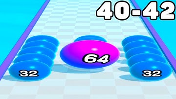 BALL RUN 2048 Walkthrough All Levels Gameplay Android,ios Level 40-42