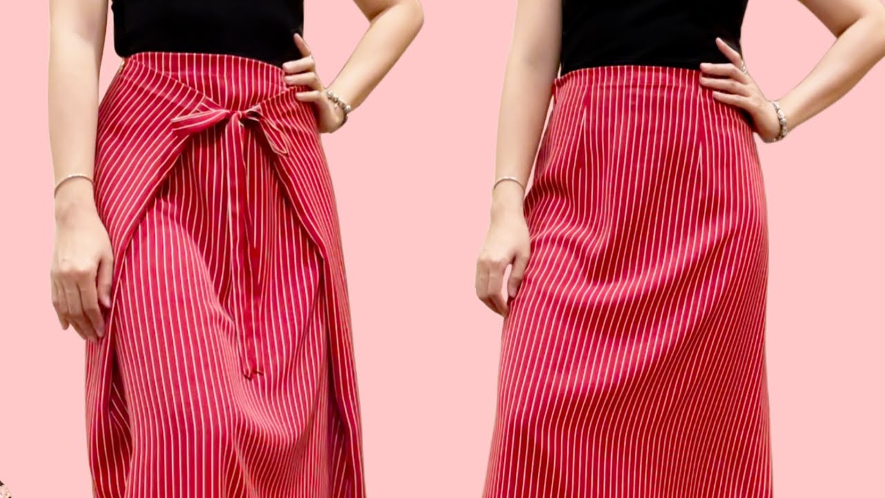 No zipper, no elastic - You don’t need to be a tailor to sew this skirt | Easy DIY midi skirt