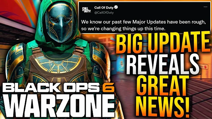 WARZONE: New MAJOR UPDATE Reveals Some GREAT NEWS! (BO6 New Update)