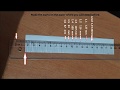 DIY Homemade Straw Hydrometer in order to measure sugar level in a wash.