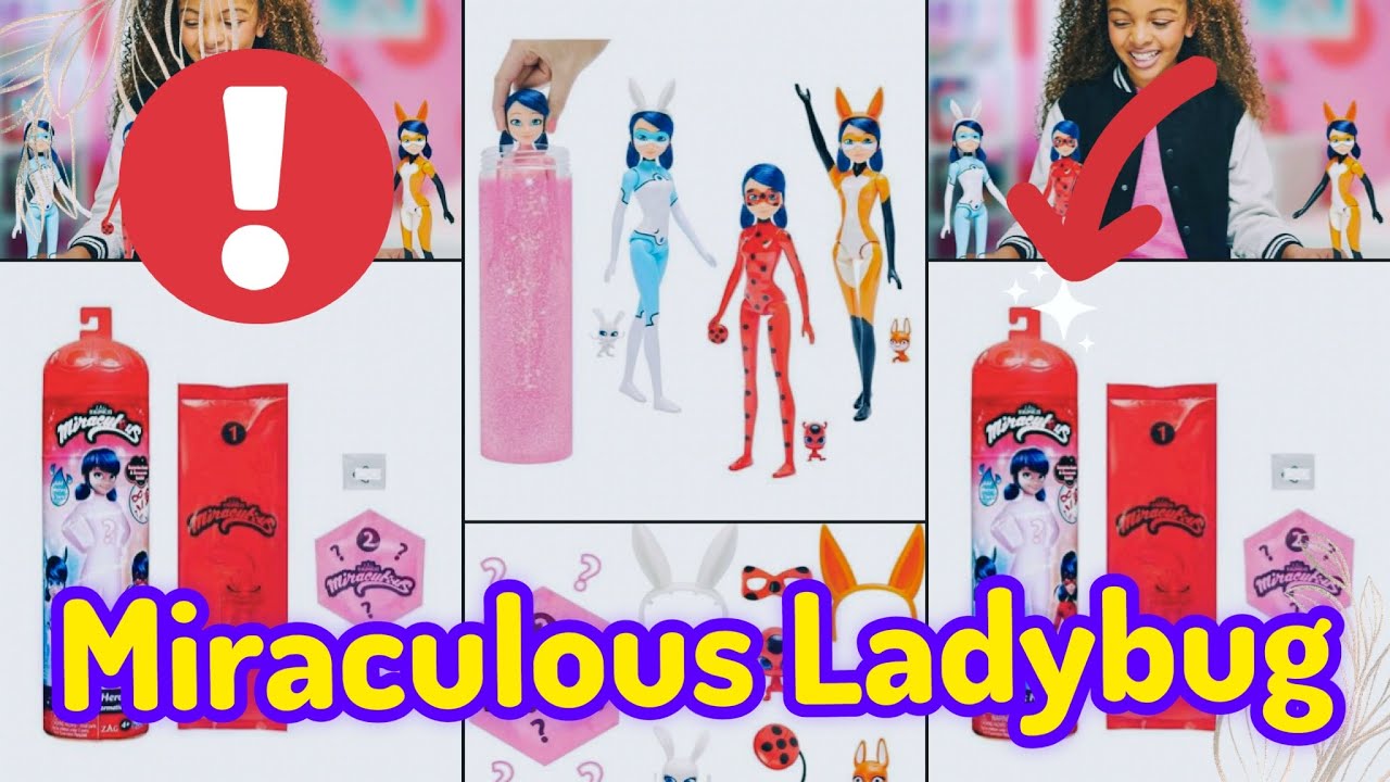 Miraculous Ladybug Magic Heroez Reveal Colour Change Doll 🐞 - YouTube