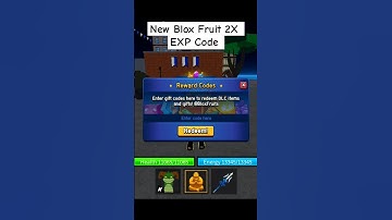 New Blox Fruit 2X EXP Code #bloxfurit #roblox