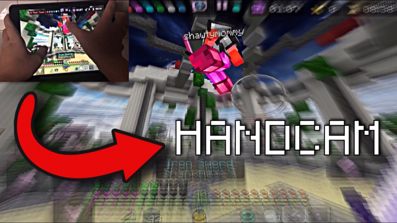 MCPE Handcam on The Hive (Minecraft Bedrock) - YouTube