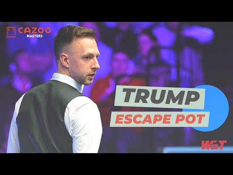 Judd Trump Escapes Snooker With Pot! 😳 | 2023 Cazoo Masters