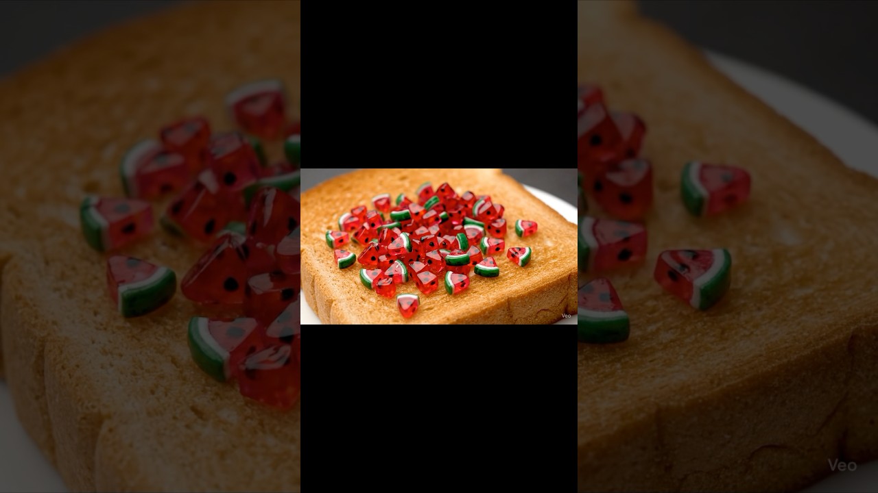 Glass Watermelon Toast Spread 