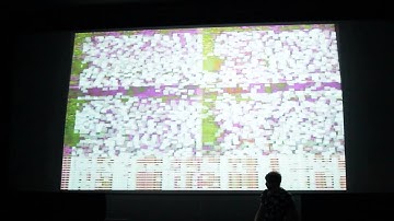 ERROR TEKK - performing live analog DIY glitch visuals at Live Performers Meeting 2015, Rome