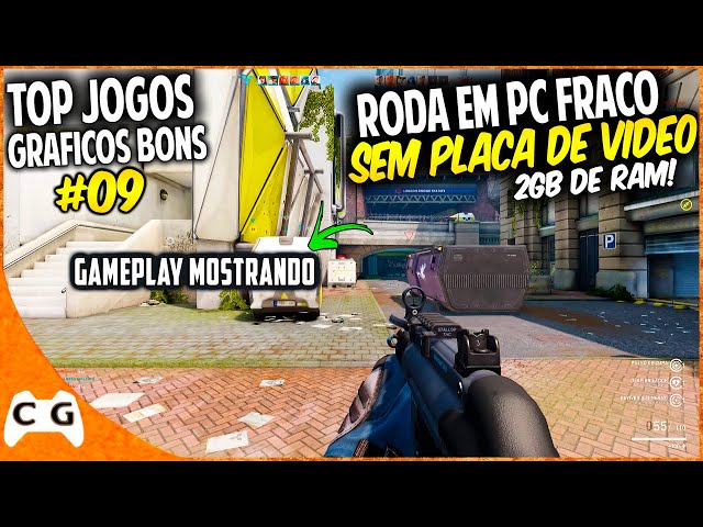 Top 4 Jogos de FPS Para PC Fraco Sem Placa de Vídeo 2gb de RAM - Games Com  Gráficos Bons #2 