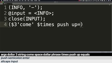 Writing Perl by Voice better than Windows Vista