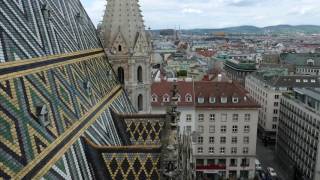 Wiedeń - Kahlenberg  z Katedry 15.05.2016 Stephansdom panorama Vienna Austria