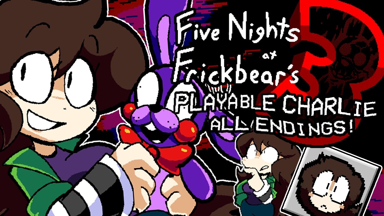 Playable Charlie Emily (The Silver Eyes) All Endings | Five Nights at Frickbear's 3 Mod [Lunatic]