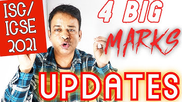 4 Big ICSE/ISC 2021 Board Exam Mark Updates/ISC 2021 BOARD EXAM CANCELLED/ICSE 2021 Results in JUNE