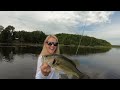 Insane TOPWATER Bass Fishing From CANOE! -- NON-STOP ACTION!!!