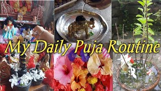 My Daily Puja Routine।।আমার বাড়ির নিত‍্য পূজা পদ্ধতি মন্ত্র সহ।। #dailypuja
