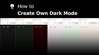 Explore and create your own Dark Mode theme with the Night Mode Themes Gallery