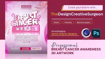 Every Graphic Designer must watch this! (Cinema 4d + Adobe Photoshop)