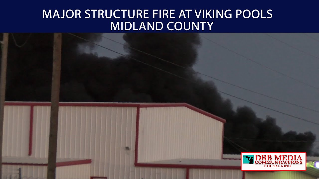 DRB MEDIA COMMUNICATIONS DIGITAL NEWS(042122)-STRUCTURE FIRE AT VIKING POOLS IN MIDLAND COUNTY