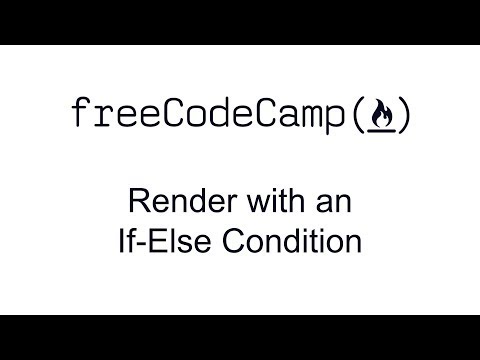 Render with an If-Else Condition