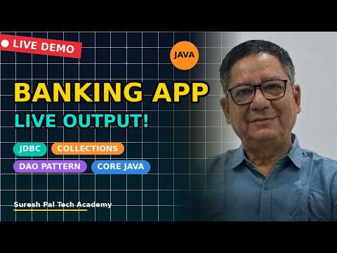 Running My Java Banking Application Live! (Complete Project Demo) 🔥