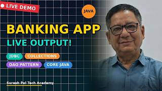 Running My Java Banking Application Live! (Complete Project Demo) 🔥