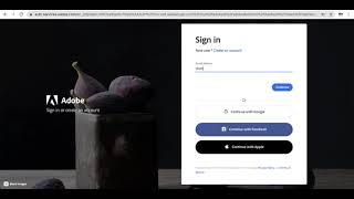 How to reset Adobe Creative Cloud account password