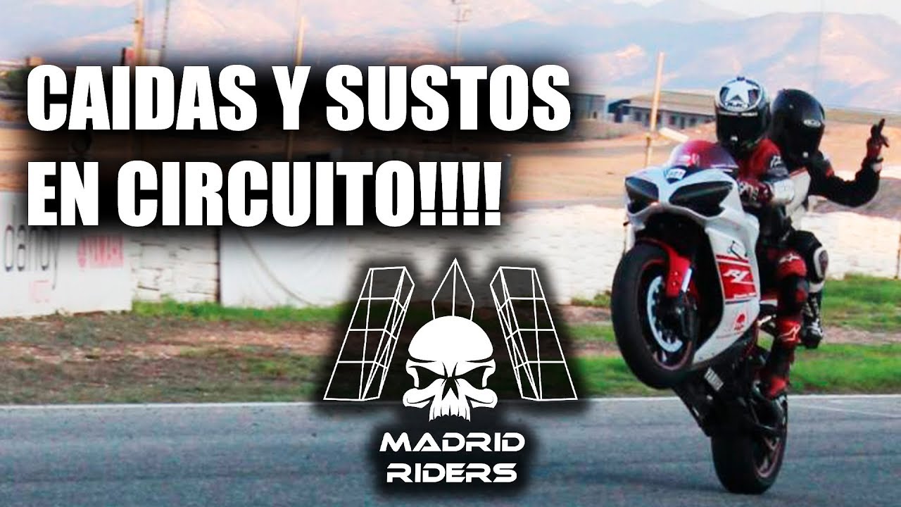 CAIDAS,SUSTOS,CABALLITOS EN MOTO EN EL CIRCUITO DE CARTAGENA