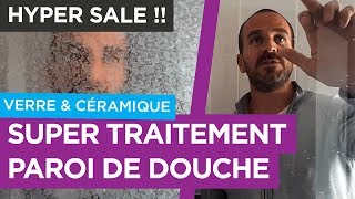 Astuce Comment Enlever Le Calcaire Sur Une Paroi De Douche En Verre Youtube