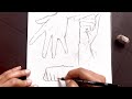 لنتعلّم معًا رسم الأيدي || Let’s Draw Hands