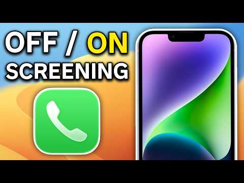 How To Turn On & Off Call Screening On iPhone (WORKING 2026!)
