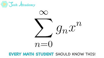 How to Encode any Sequence into a Function (Generating Functions)