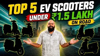 Best EV Scooters Under ₹1.5 Lakh in India | Full Comparison & Ratings (2026)