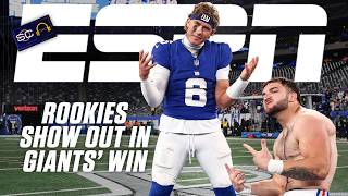 Eagles vs. Giants REACTION 🏈 Cam Skattebo & Jaxson Dart ENERGIZED New York | SC with SVP