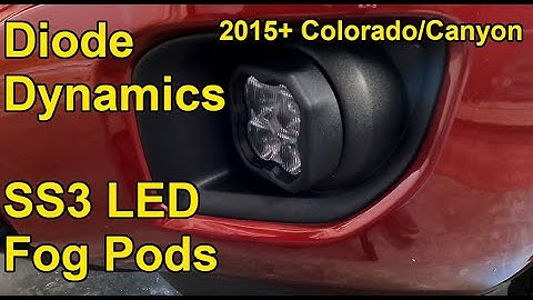 [HOW TO] Install Diode Dynamics SS3 LED Fog Pods on a 2015+ Colorado/Canyon [LONG]