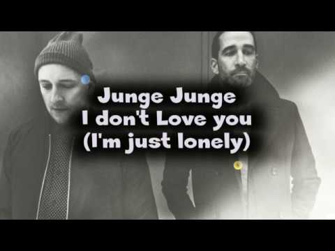 Junge Junge I Don T Love You I M Just Lonely K Pop Lyrics Song
