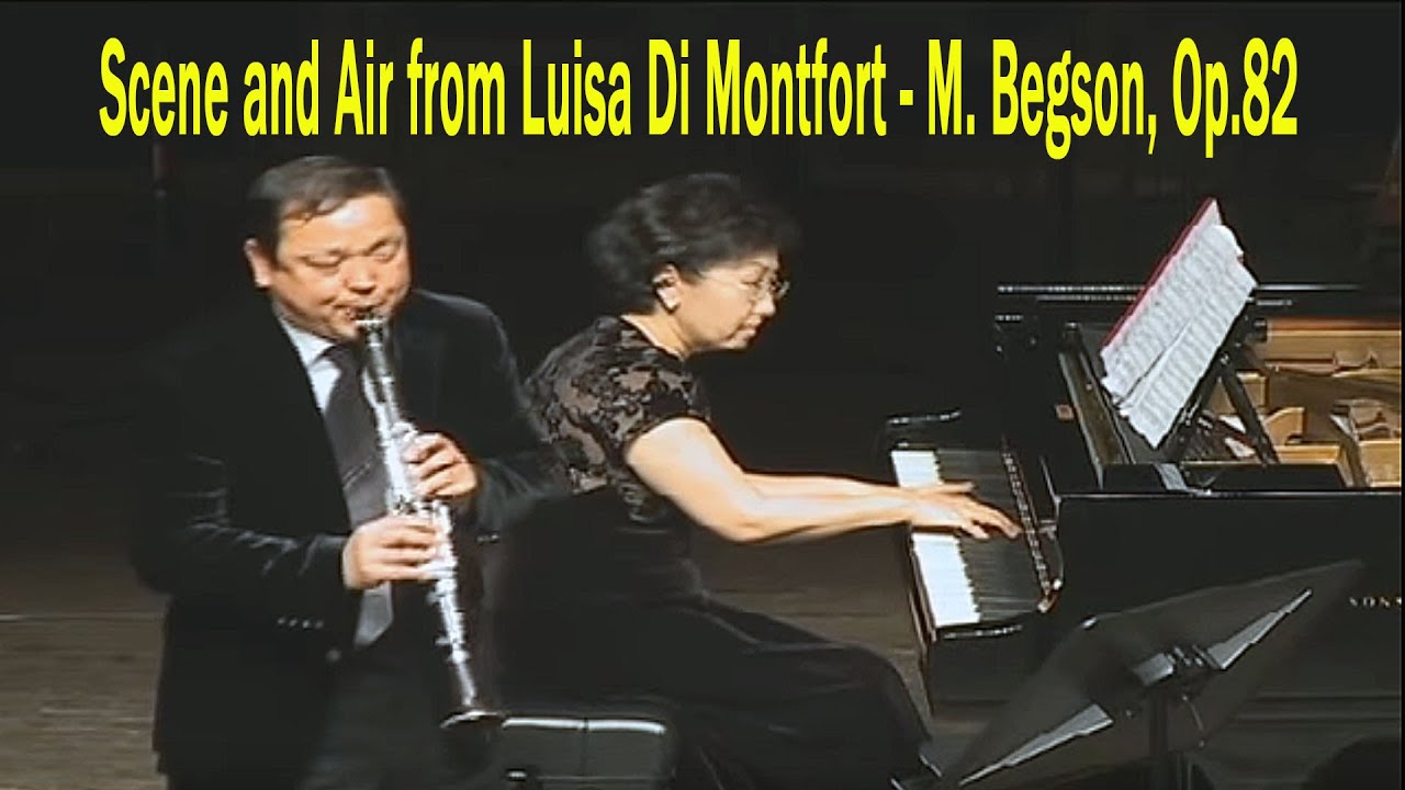 [클라리넷 독주 ] #Clarinet Solo #Scene and Air from Luisa Di Montfort - M. Begson, Op.82