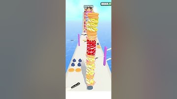 Max Level Pro Pancake Run - Gameplay  All Levels (Android, iOS) Shorts # 90