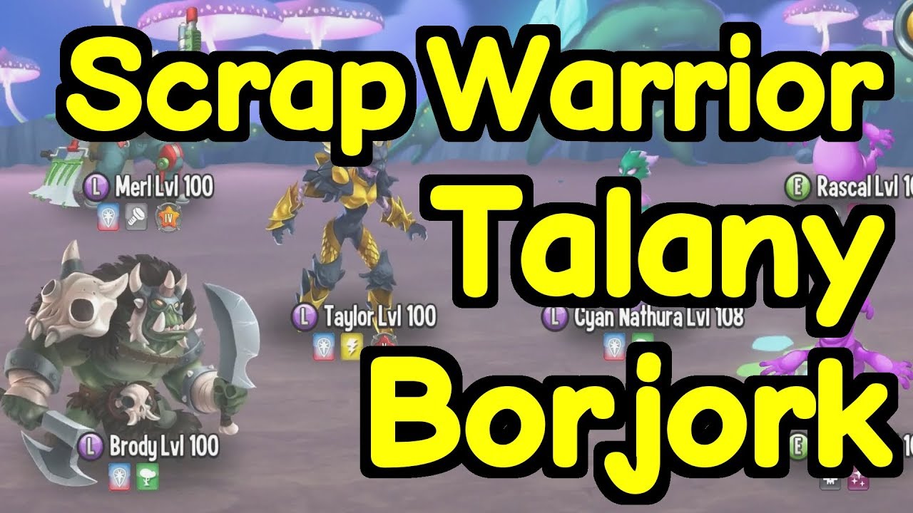 Monster Legends - Testing: Scrap Warrior, Talany, Borjork