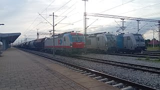 INRAIL vectron 6193 777 slowly arriving at Vinkovci