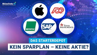 In aktien investieren, von langfristig steigenden kursen und
dividenden profitieren. das ist die mission des starterdepots, wir
seiner serie auf youtu...