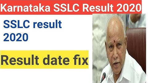 SSLC 2020 RESULT DATE|Karnataka sslc result 2020 date|karnataka 10th result 2020 date