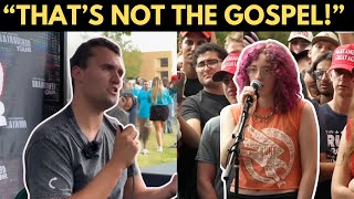 Charlie Kirk Destroys Liberal Students False Christian Worldview in Heated Debate