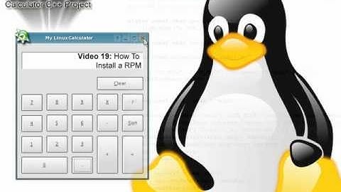 Linux-Calculator-19- How to Install RPM.avi