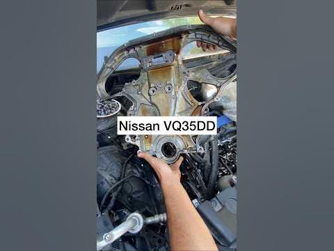 Removing timing chain cover on Nissan #mechanic#mileaukeetools#nissan#