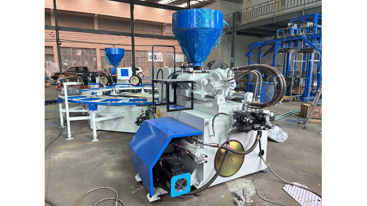 PVC Sole Making Machine loaded in Container-chooteng