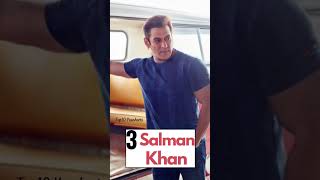 Top 10 richest Bollywood actors in India￼.#top10 #india #bollywood #salmankhan #srk #richest #actor