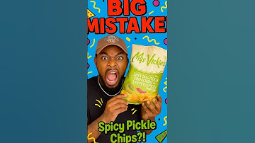 I Tried Spicy Dill Pickle Chips BIG Mistake 😳🔥